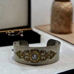 Statement Bullet Cuff Bracelet – Bold Industrial Style Jewelry